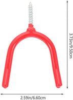  Angoily Crochets à Visser Et Organisation D'établi Lot De 6 Pour Garage En Métal Galvanisé, Design En Y Double, Robustes Pour Rangement D'outils