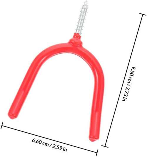  Angoily Crochets à Visser Et Organisation D'établi Lot De 6 Pour Garage En Métal Galvanisé, Design En Y Double, Robustes Pour Rangement D'outils