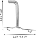  Housoutil 10pièces Organisateur à Crochets Pour Garage Maison Et Jardin Porte-outils Pour Échelles Chaises Tronçonneuses Outils à Main Et Balais Fixation Murale Simple