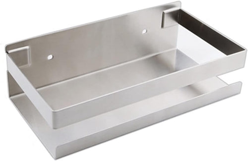  Étagère De Salle De Bains Carrée En Acier Inoxydable 30/40/50 Cm Cuisine Étagères Murales Douche Panier De Douche Accessoires De Salle De Bain Étagères Flottantes Murales (Color : Brushed 20cm)
