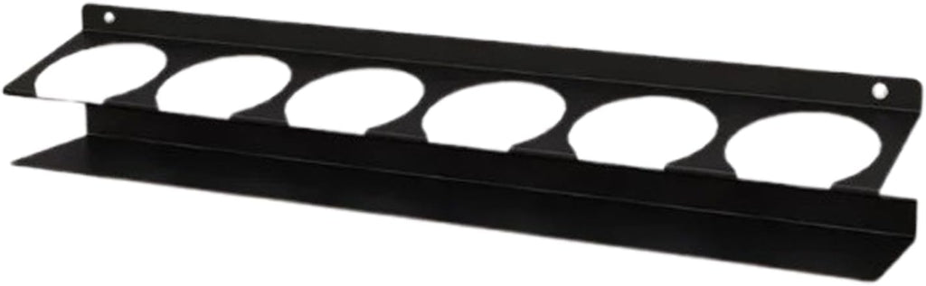 GENERIC Porte-bouteilles – Support Mural Pour Garage, Rangement De Garage, Construction En Acier à Six Emplacements, Rangement De Bombes Aérosoles, Accessoires D'outils Automobiles, Finition En Métal Noir