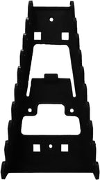 GENERIC Support De Rangement Pour Clés à Outils, Organiseur De Tournevis, Support Mural Robuste, Utilisation En Atelier De Réparation De Garage, 22 X 12 Cm, Noir, Rouge, 1 Pièce