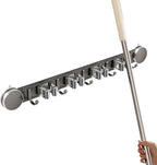  Générique Support Mural Pour Porte-balai – Organisateur à Ventouse Robuste | Support à Outils De Nettoyage Antirouille, Système De Stockage De Vadrouille Peu Encombrant, Solide Et Sécurisé