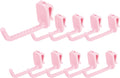  Sourcing Map Lot De 10 Crochets Muraux En Plastique Pour Panneau Mural De 7,6 Cm, Crochets D'étagère Pour Garage, Magasin, Entrepôt, Magasin, Maison, à Suspendre, Rose