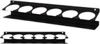 GENERIC Porte-bouteilles – Support Mural Pour Garage, Rangement De Garage, Construction En Acier à Six Emplacements, Rangement De Bombes Aérosoles, Accessoires D'outils Automobiles, Finition En Métal Noir