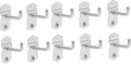  Housoutil 10pièces Organisateur à Crochets Pour Garage Maison Et Jardin Porte-outils Pour Échelles Chaises Tronçonneuses Outils à Main Et Balais Fixation Murale Simple