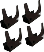  Lot De 4 Supports Muraux En Métal Robuste Pour Un Rangement Et Une Organisation Sécurisés Des Outils