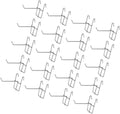  Healvian Crochets Muraux Robustes Argenté Grillagés En Acier Inoxydable Lot De 30pcs Et Optimisant L'espace Mural Suspendre Et Organisation
