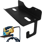  Porte-Scie Sauteuse Rack - Organisateur Métallique De Rangement Pour Outils Électriques - Organisateur Avec Crochet Dédié à Scie Sauteuse - Pour Atelier, Abri, Garage, Maison, Sous-Sol, Appartement