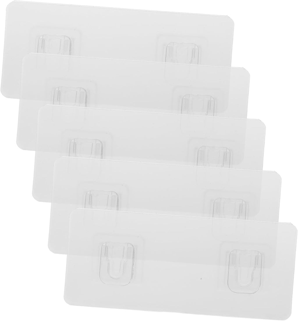  Cabilock 5ensembles Supports Adhésifs Pour Prises De Bureau Fixations Murales Et Supports De Rangement Pour Routeur Lot