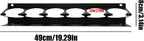 GENERIC Porte-bouteilles – Support Mural Pour Garage, Rangement De Garage, Construction En Acier à Six Emplacements, Rangement De Bombes Aérosoles, Accessoires D'outils Automobiles, Finition En Métal Noir