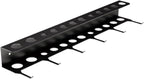 GENERIC Cintre Robuste Pour Brosses - Support à Outils Pour économiser De L'espace - Barre De Rangement De 45,7 X 19,1 Cm Avec Crochets Métal - Organiseur De Lavage De Voiture Avec Construction Solide
