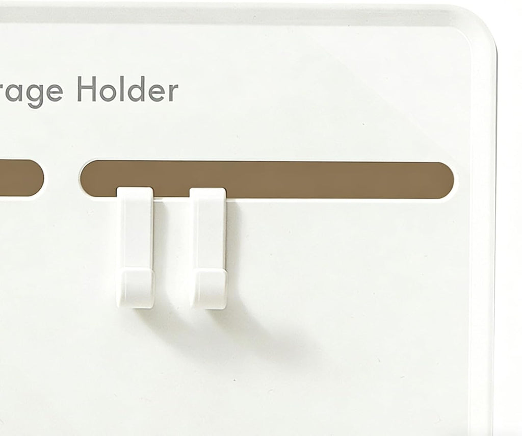  Support De Cutter - Organiseur Mural Pour Ciseaux - 22,6 X 20,6 X 3,5 Cm - Avec Crochets Pour Outils De Cuisine, éplucheur, éponge, Brosse, Ustensiles De Cuisine, Ustensiles De Cuisine