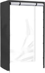  Generisch Housse De Rack En Fil Avec Fermeture éclair, Protection Pour étagère, 61,81 X 29,02 X 13,78 Pouces, Housses De Rangement De Protection Pour L'organisation De Base De Garage De Cuisine Et La