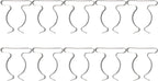 Lot De 10 Clips Muraux Pour Un Rangement Efficace - Clips à Ressort Robustes Pour Organiser Les Outils De Garage Et Les Râteaux (50 Mm)