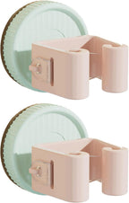  Lot De 2 Supports De Balai à Ventouse Pour économiser De L'espace - Multi-usage - Fixation Murale - Pour Salle De Bain Et Cuisine