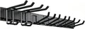 GENERIC Crochets De Garage, Support De Rangement Mural, 1 Lot, Cintres Robustes, Supports Utilitaires En Acier, Système De Support Peu Encombrant, Pour Maison, Abri De Jardin, échelle, Cordes, Pelle, Râteau
