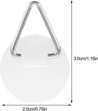  Cabilock 50 Pièces Crochet à Disque Crochet Plafond à Ressort Pour Plaque De Plaque Murale Pour Laffichage Cintres Muraux En E S Assiette Planche Collante Plastique