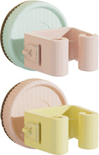  Lot De 2 Supports De Balai à Ventouse Pour économiser De L'espace - Multi-usage - Fixation Murale - Pour Salle De Bain Et Cuisine