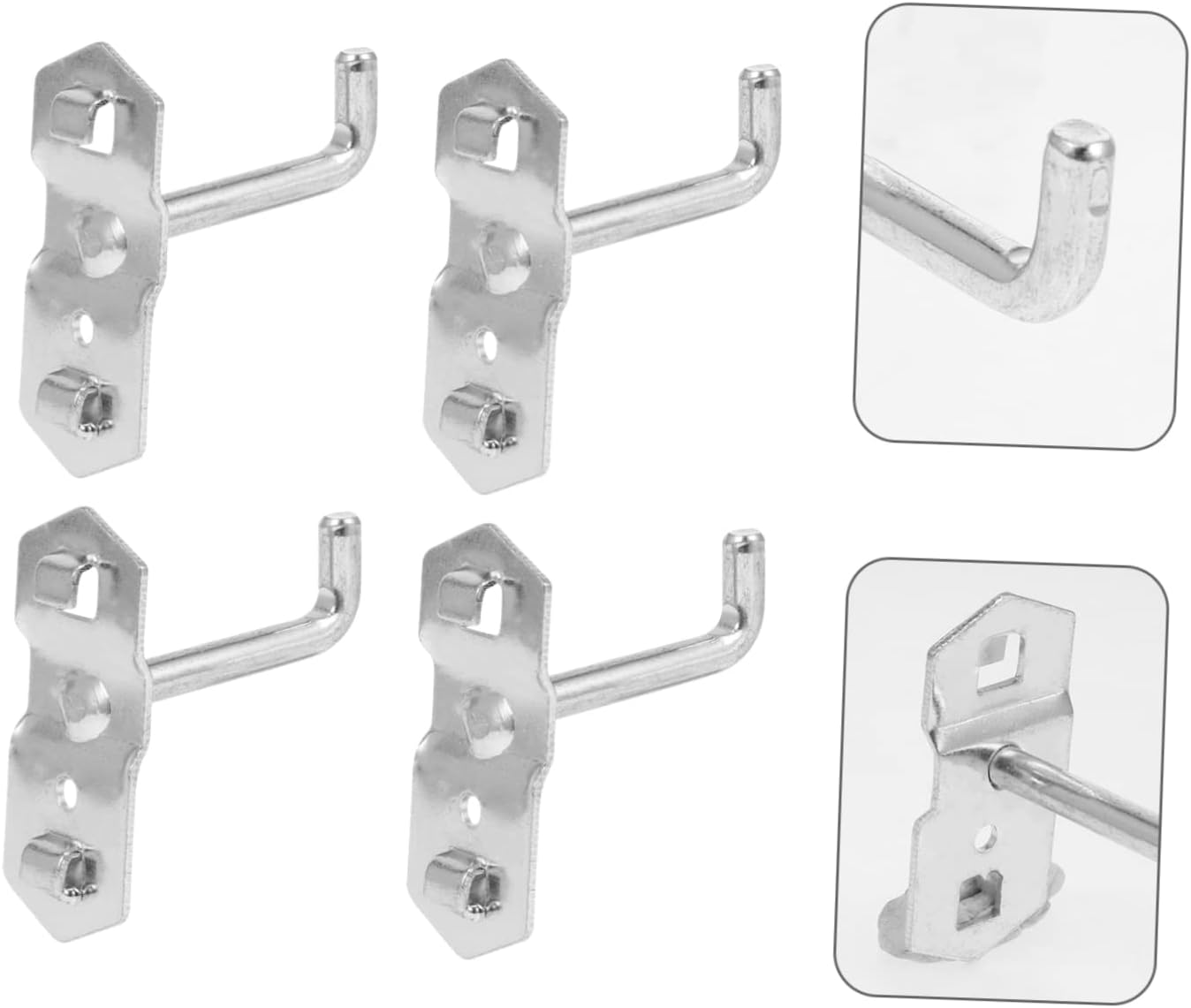  Housoutil 10pièces Organisateur à Crochets Pour Garage Maison Et Jardin Porte-outils Pour Échelles Chaises Tronçonneuses Outils à Main Et Balais Fixation Murale Simple