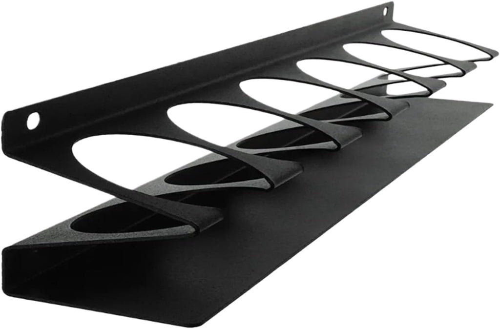 GENERIC Organiseur Mural Iron Art à 6 Emplacements, 49 X 7,5 X 8 Cm, Support Mural Pour Bouteille Industrielle, Gain De Place, 950 G, Diamètre Du Trou De 2,75 Pour Magasin Automobile Et Atelier