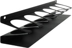 GENERIC Organiseur Mural Iron Art à 6 Emplacements, 49 X 7,5 X 8 Cm, Support Mural Pour Bouteille Industrielle, Gain De Place, 950 G, Diamètre Du Trou De 2,75 Pour Magasin Automobile Et Atelier