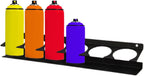 GENERIC Porte-bouteilles – Support Mural Pour Garage, Rangement De Garage, Construction En Acier à Six Emplacements, Rangement De Bombes Aérosoles, Accessoires D'outils Automobiles, Finition En Métal Noir