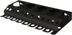  Porte-bouteilles Mural Robuste En Métal Avec 4 Compartiments De Conteneurs Et 8 Ouvertures à Outils Pour Le Rangement Dans Le Garage, L'atelier, Porte-outils Peu Encombrant
