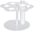  Étagère De Rangement Pour Cartouches | Étagère Transparente Peu Encombrante Avec 6 Trous | Support Antidérapant | Pour Bouteille D'eau, Déplacement, Maison, Cuisine, Bureau, Voiture, Bureau, Coin