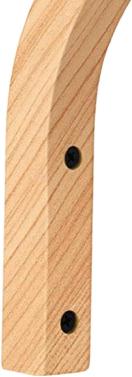GENERIC Crochet Pour Plantes En Bois, Support Mural, 24 X 21 Cm, Support De Pot Antidérapant Avec Support Robuste, Cadre En Bois, Support De Plante Suspendu Avec Style Naturel, Décoration De Jardin Pour