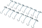  Crochets De Plafond Pliables à Ressort En Acier Carbone Avec Manchon Papillon Pour Une Fixation Sûre Et Une Utilisation Efficace De L'espace Dans Les Maisons