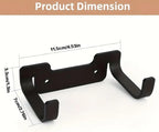  Generisch Crochet De Garage Stable - Support Pour Tronçonneuse Pour Jardin - Crochet Peu Encombrant Pour Mur, Buanderie, Garage, Atelier, Cuisine, Cave, Jardin, Abri De Jardin
