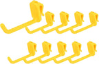  Sourcing Map Lot De 10 Crochets Muraux En Plastique Pour Panneau Mural De 7,6 Cm, Crochets D'étagère Pour Garage, Magasin, Entrepôt, Magasin, Maison, à Suspendre, Rose