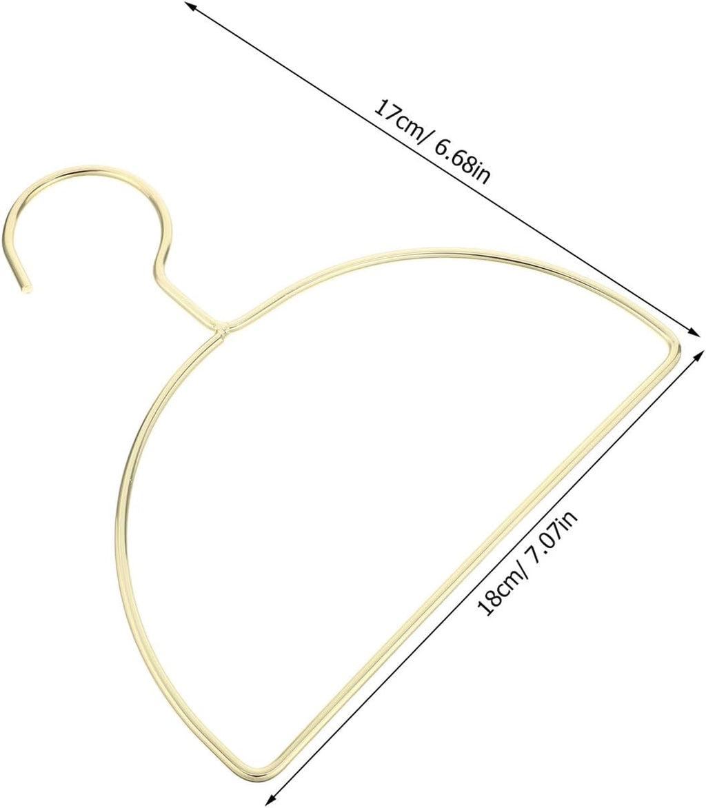  OUNONA 10pièces Cintres Métal Pour Foulards Cintres Incurvés Antidérapants Métalliques Pour Vestes Et Costumes