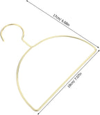  OUNONA 10pièces Cintres Métal Pour Foulards Cintres Incurvés Antidérapants Métalliques Pour Vestes Et Costumes