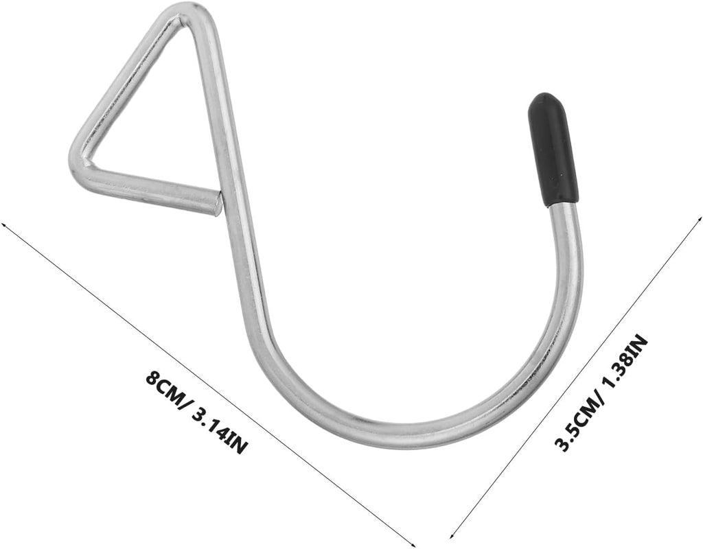 Cabilock Crochets Portables Et Réutilisables Lot De 10 Multifonctionnels Crochets Triangulaires En Métal Argenté Pour Suspendre Bagages Et Décorations Sur Porte