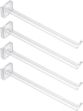  Sourcing Map Lot De 4 Mini Crochets Transparents En Acrylique De 13 Cm Pour étagère De Supermarché, Cintres Transparents Pour Magasins, Expositions, Organisation