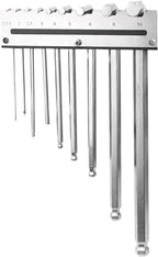  Generisch Support De Clé Hexagonale - Organiseur Mural Pour Outils | Peut Contenir 9 Clés à Vis En L Avec Fentes Compactes, Support Robuste Et Accès Facile Pour Les Menuisiers, Fabricants