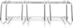  Relaxdays Râtelier 4 Vélos Système Range-vélo Support Pour Vélos HxlxP: 26 X 100 X 32 Cm VTT Bicyclette Acier Fixation Au Sol Ou Au Mur Intérieur Extérieur
