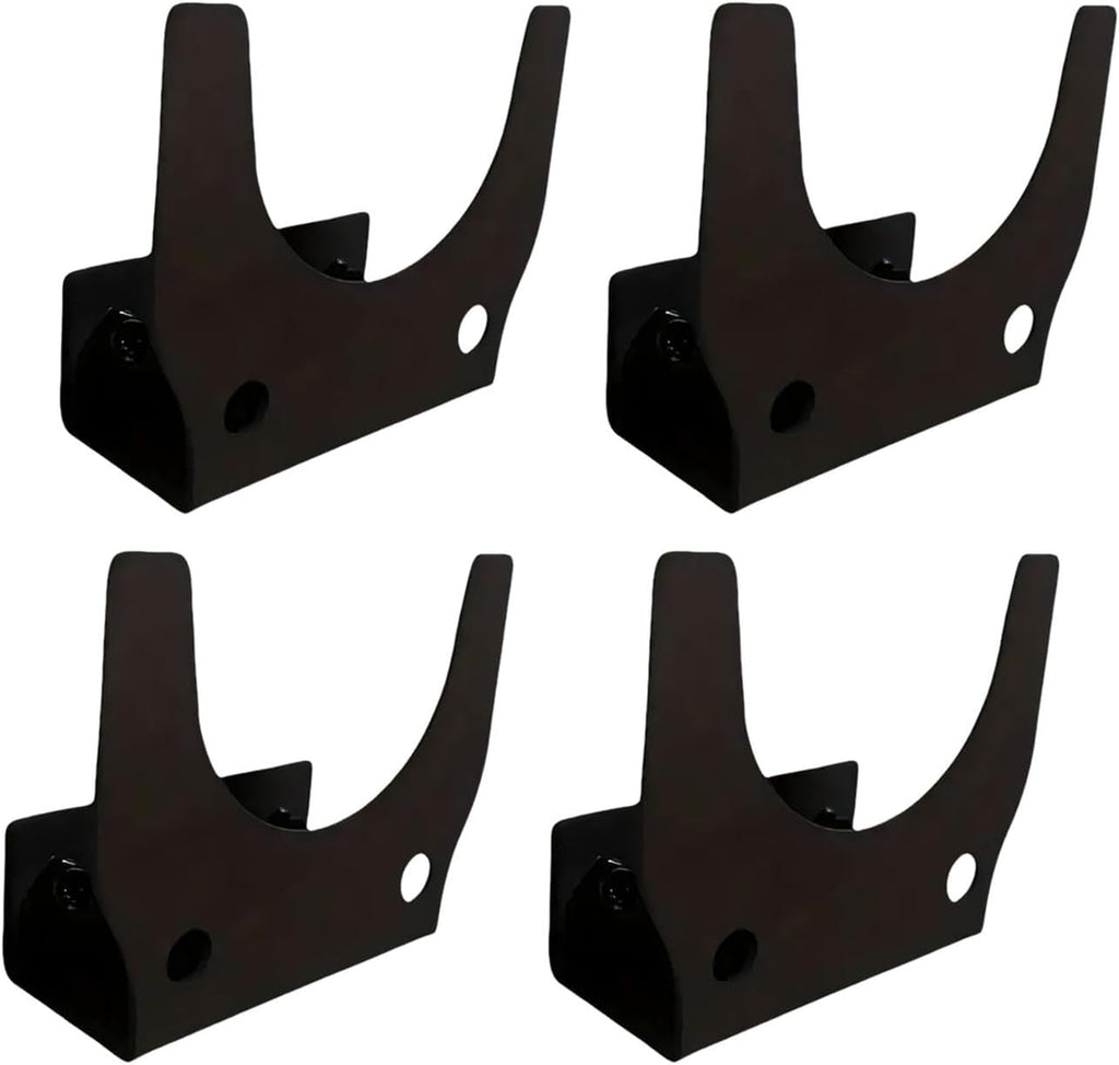 Lot De 4 Supports Muraux En Métal Robuste Pour Un Rangement Et Une Organisation Sécurisés Des Outils
