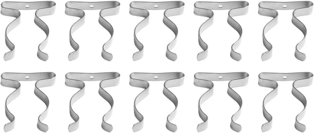  Lot De 10 Clips Muraux Pour Un Rangement Efficace - Clips à Ressort Robustes Pour Organiser Les Outils De Garage Et Les Râteaux (50 Mm)