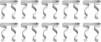  Lot De 10 Clips Muraux Pour Un Rangement Efficace - Clips à Ressort Robustes Pour Organiser Les Outils De Garage Et Les Râteaux (50 Mm)