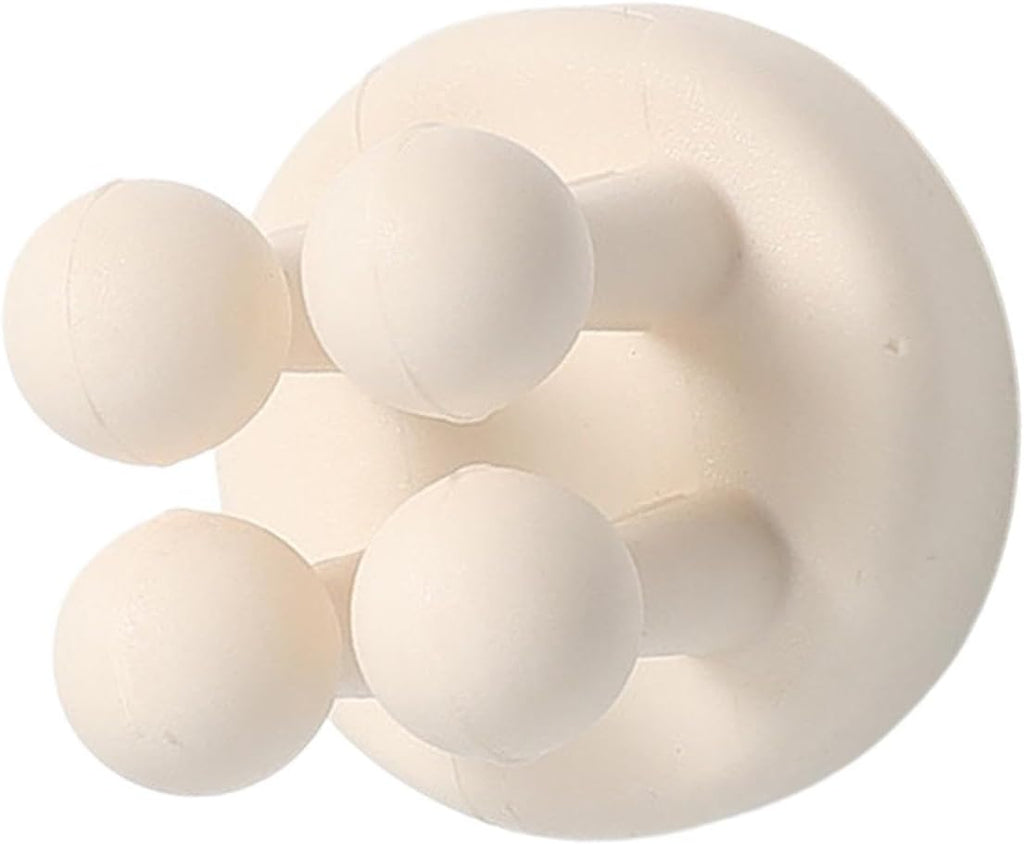  Générique Support De Prise En Silicone Créatif,Crochet De Brosse à Dents Auto-adhésif Mignon Sans | Support De Prise Mural Sans Poinçon, Pour Accrocher Salle De Bain Cuisine Salon Bureau
