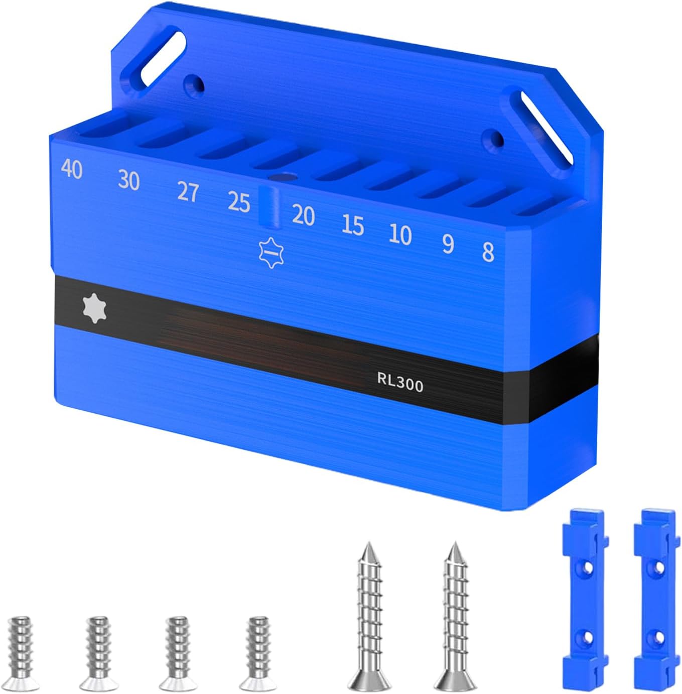 GENERIC Organiseur De Clés, Porte-outils Magnétique, 38,1 X 5,1 Cm Avec Aimants Puissants, Porte-outils En Acier Avec Construction Robuste, Conception D'organisation Murale, Affichage D'atelier Pour La Maison