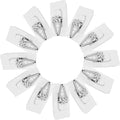  Ciieeo 20pièces Lot De Crochets Muraux Adhésifs Invisibles Pour Assiettes Supports Décoratifs Pvc Transparent Fixation Sans Perçage Pour Cadres Et Objets Légers
