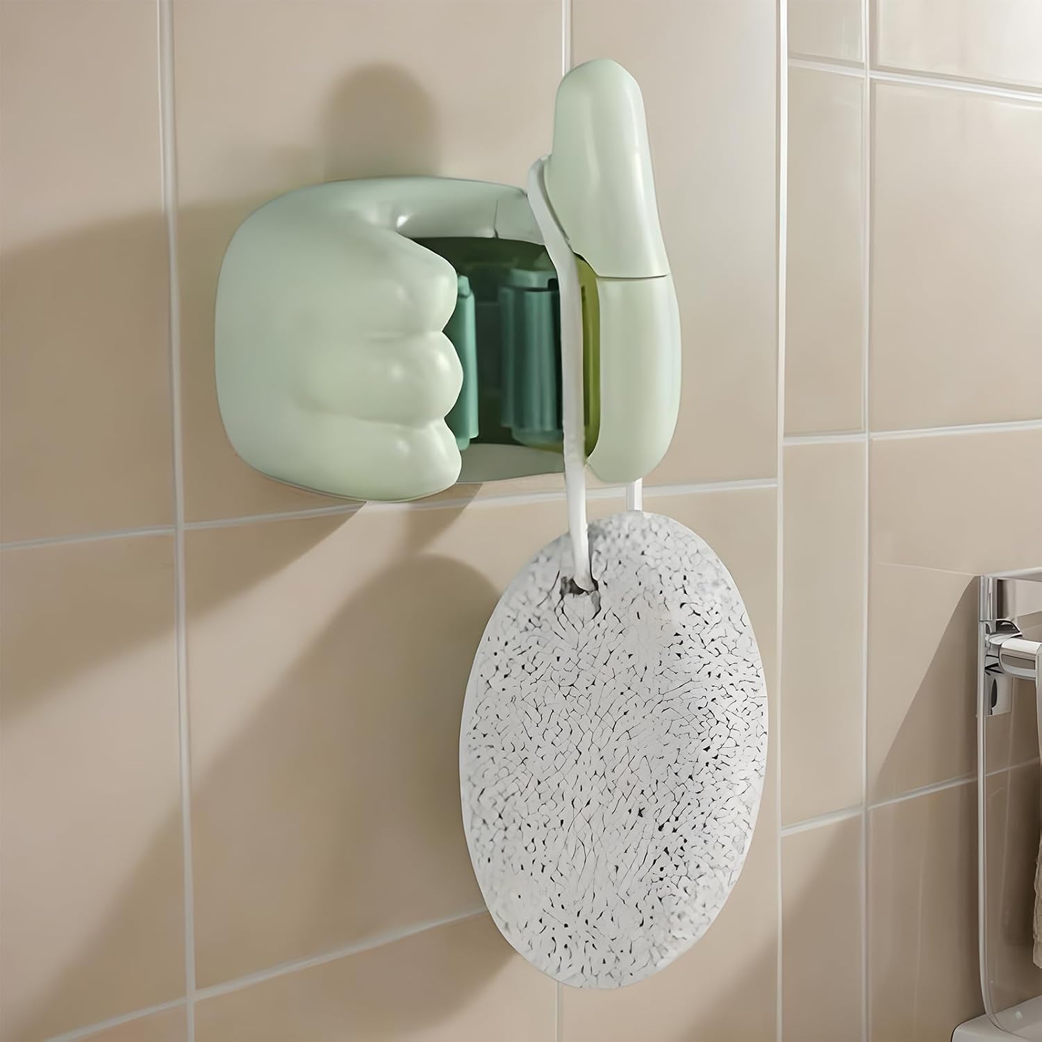 GENERIC Support Mural Pour Balai – Support De Rangement Mural Pour Serpillère, Sans Perçage, étagère De Rangement Robuste, économie D'espace Pour La Cuisine, Le Garde-manger, La Salle De Bain, La Buanderie