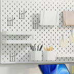  Healvian Crochets Muraux Robustes Argenté Grillagés En Acier Inoxydable Lot De 30pcs Et Optimisant L'espace Mural Suspendre Et Organisation