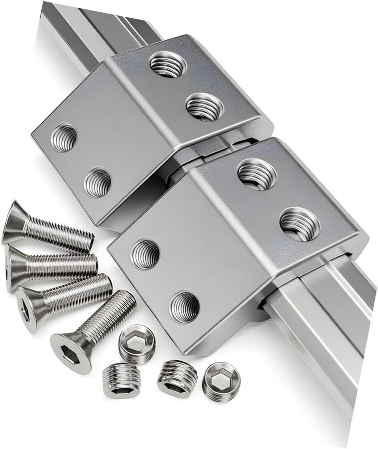  Supports De Montage Sur Rails, Supports, Pinces De Support, Y Compris Tout Le Matériel Pour Une Installation Facile, Systèmes De Rail, Pince