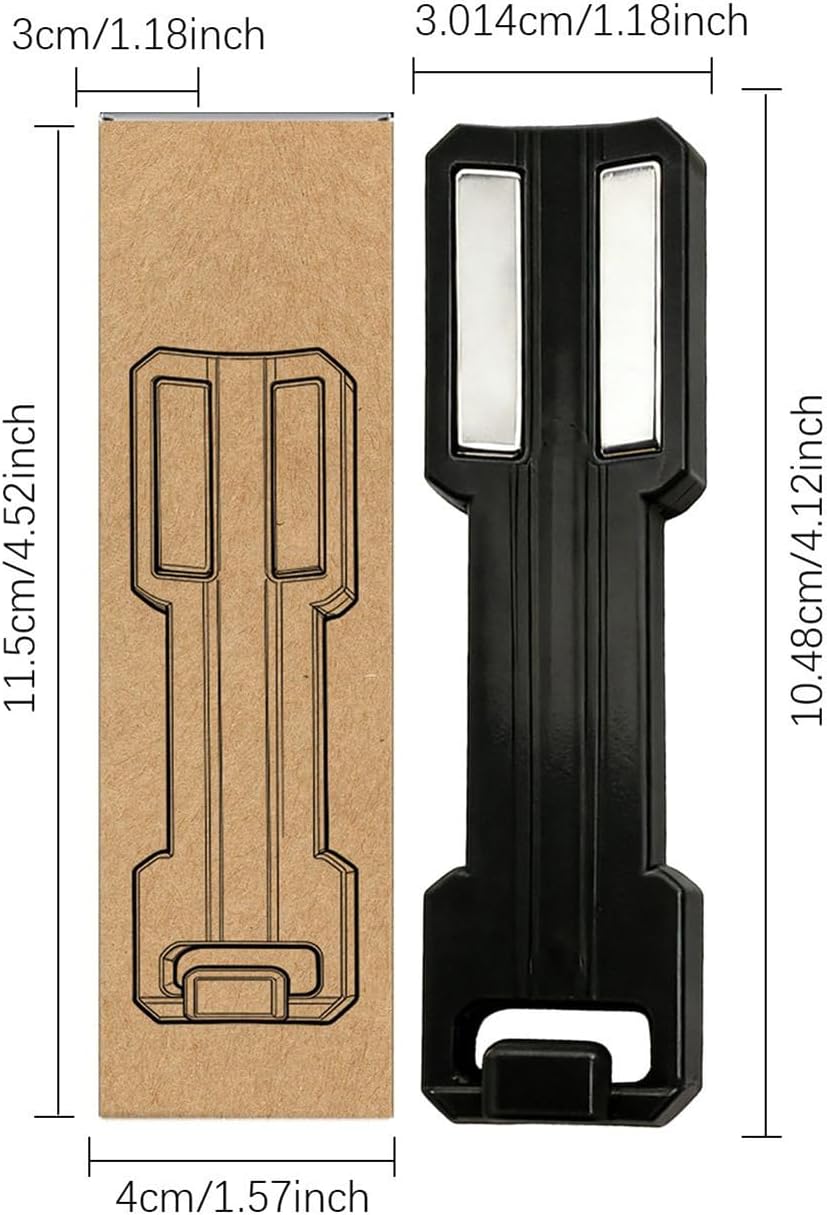  Support Magnétique Pour Bombe Aérosol, Support De Rangement Mural, Organisateur D'aérosol De 12 Pouces Avec Prise Sécurisée, Construction En Acier Robuste Avec Aimant Puissant, Accessoire De Garage, I