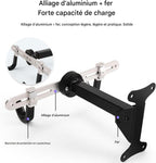  Support Vélo Mur | Support Horizontal Pour Vélo | Organisateur Porte-Manteau Réglable Robuste Pour Atelier Exposition Rangement Intérieur Organisation Et Gain De Place à La
